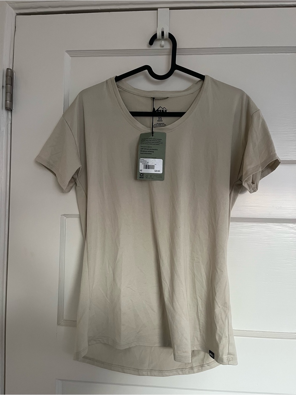 REI Women's Short Sleeve Crewneck Tee - Beige